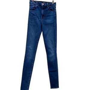 J Brand high rise skinny blue jeans size 26